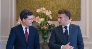 VIDEO! Inedit: Nicușor Dan e la pertu cu Emmanuel Macron