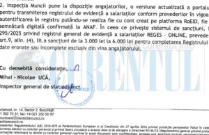 Inspecția muncii după transferul cu erori din Revisal în Reges: amenzile se aplică doar pentru completarea cu date eronate sau incomplete exclusiv din vina angajatorului