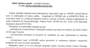 DSP a aplicat amenzi de 35.500 de lei după ce a constatat că managerul spitalului nu a întreținut corespunzător băile medicilor