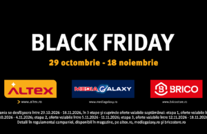Black Friday la Altex, Media Galaxy și BRICO începe pe 29 octombrie, cu trei săptămâni de reduceri