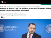 Asociația Pacienților îi cere lui Luca Niculescu să nu-l accepte ca ministru pe demagogul Rogobete