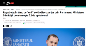 Asociația Pacienților îi cere lui Luca Niculescu să nu-l accepte ca ministru pe demagogul Rogobete